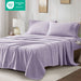 Micro Fleece - Twin Long Sheet Set - Lavender - Simple Home Plus