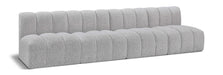 Arc - Boucle Fabric 4 Seats Modular Sofa - Simple Home Plus