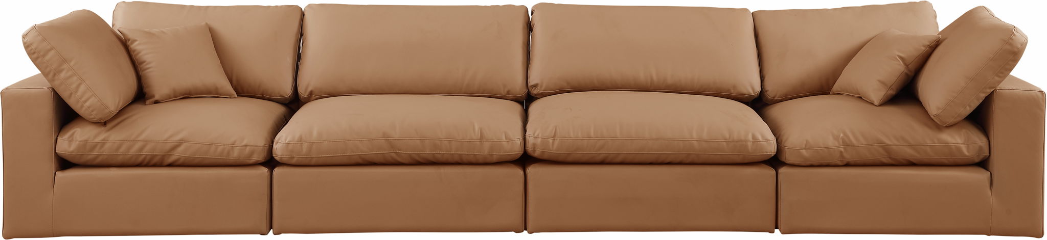 Comfy - Faux Leather Modular Sofa 4 Seats - Simple Home Plus