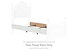 Kozlani - Twin Panel Rails - White - Simple Home Plus