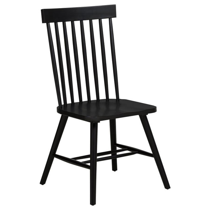 Andrews - Windsor Spindle Back Dining Side Chair (Set of 2) - Simple Home Plus