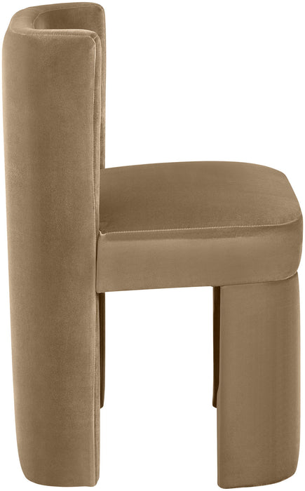 Zuno - Velvet Performance Fabric Upholstered Dining Chair (Set of 2) - Simple Home Plus
