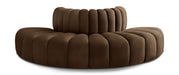 Arc - Velvet 4 Piece Modular Sofa - Simple Home Plus