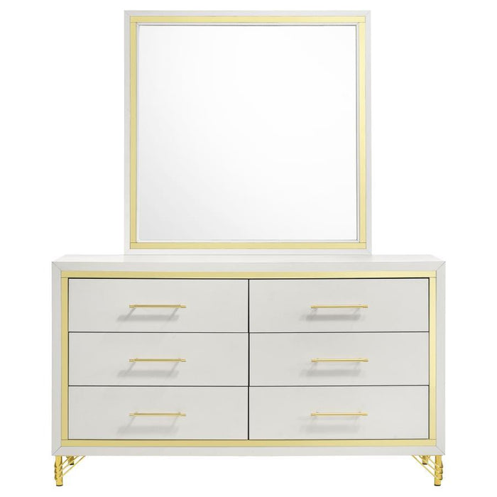 Lucia - 6-Drawer Dresser - Simple Home Plus
