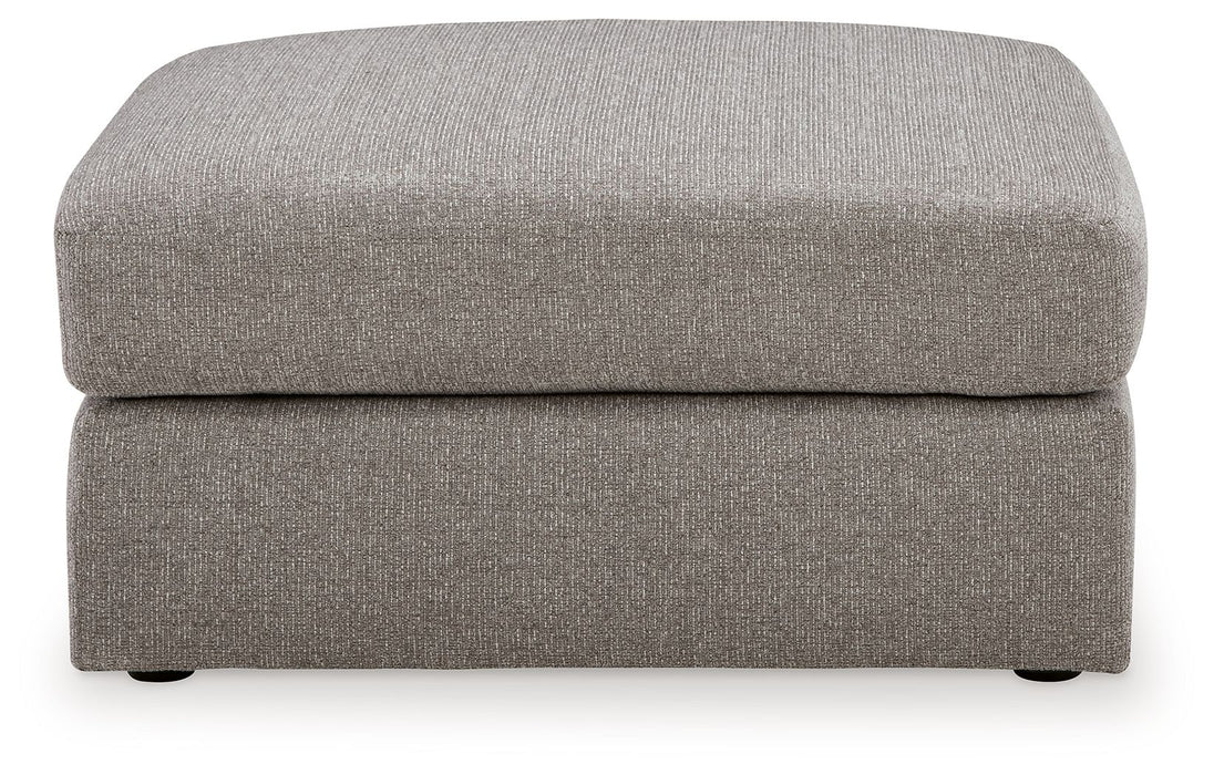 Lindon - Oversized Accent Ottoman - Smoke - Simple Home Plus