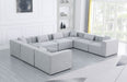 Cube - Linen 8 Piece Modular Sectional - Simple Home Plus