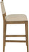Avon - Linen Textured Performance Fabric Counter Stool - Simple Home Plus