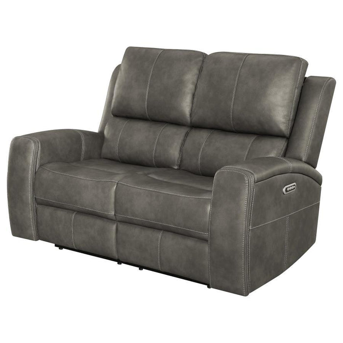 Brickston - Triple Power Reclining Loveseat - Simple Home Plus