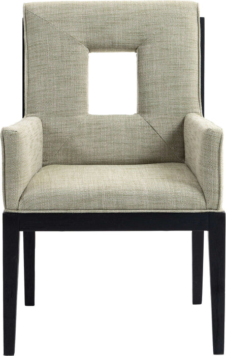 Gwendolyn - Dining Arm Chair With Black Frame - Simple Home Plus