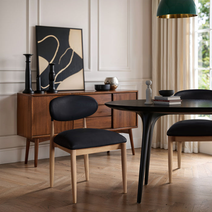 Riccio - Side Chair (Set of 2) - Natural Frame - Simple Home Plus