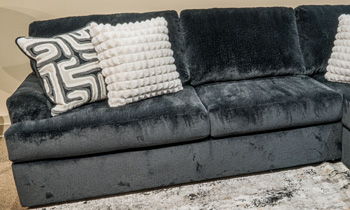 Ashford Heights - LAF Sofa - Onyx - Simple Home Plus