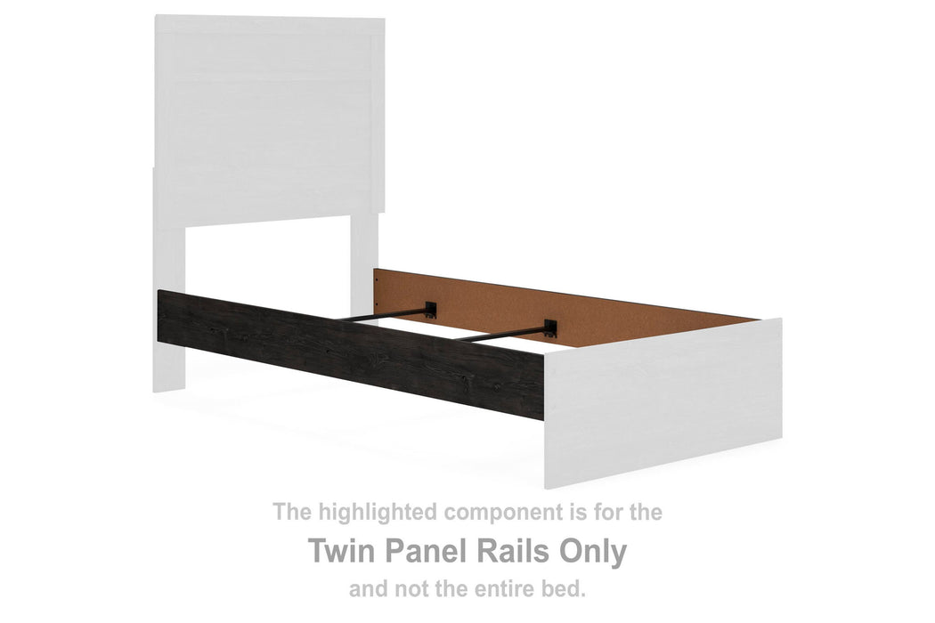 Belachime - Twin Panel Rails - Black - Simple Home Plus