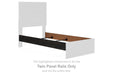 Belachime - Twin Panel Rails - Black - Simple Home Plus