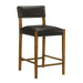 Bennet - Modern Wood Counter Height Kitchen Bar Stool - Simple Home Plus