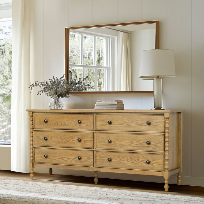 Beckett - Large Dresser - Natural - Simple Home Plus