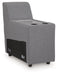 ModMax II - Console With Storage - Salt And Pepper - Simple Home Plus