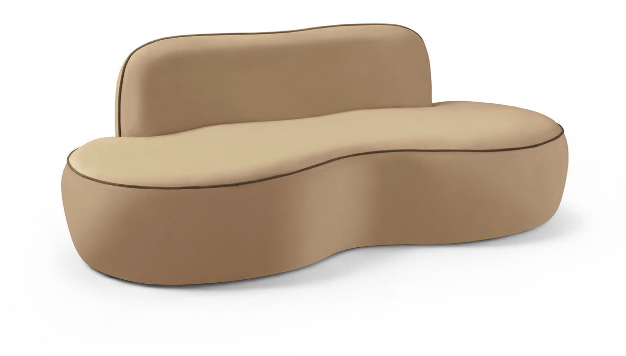 Swerve - Velvet 77" Upholstered Loveseat - Simple Home Plus