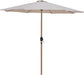 Amalfi - Aluminum Patio Umbrella - Light Brown Base / Light Brown Pole - Simple Home Plus