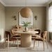 Velora - Upholstered Dining Chair (Set of 2) - Natural Base - Simple Home Plus