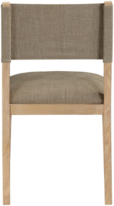 Avon - Linen Textured Performance Fabric Upholstered Dining Side Chair (Set of 2) - Simple Home Plus