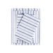 200 Thread Count Printed Cotton - Full Sheet Set - Blue Stripe - Simple Home Plus