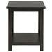 Payne - Wood End Table with Shelf - Simple Home Plus