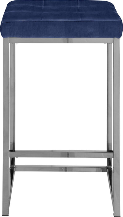 Nicola - Velvet Stool (Set of 2) - Simple Home Plus