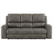 Brickston - Triple Power Reclining Sofa - Simple Home Plus