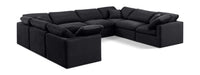 Indulge - Velvet 8 Piece Modular Sectional - Simple Home Plus