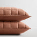 100% Linen - King/California King Linen Garment Washed Quilt Set - Clay - Simple Home Plus
