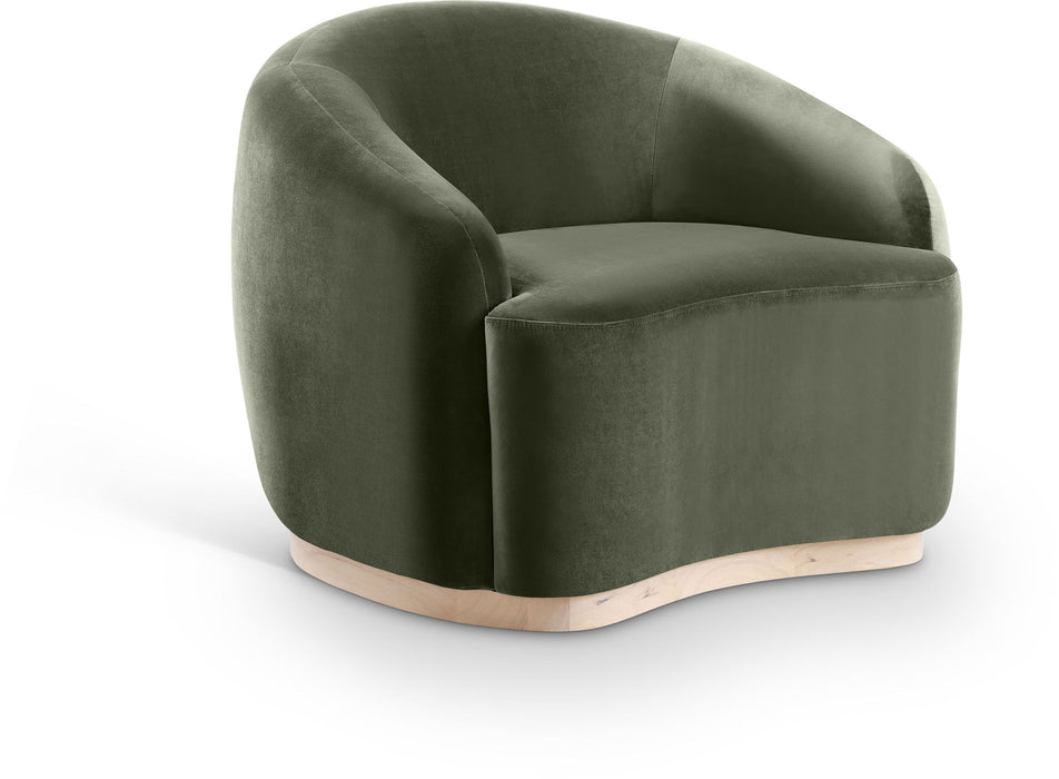 Gustavo - Velvet Upholstered Chair - Simple Home Plus