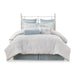 Crystal Beach - Queen - Comforter Set - White - Simple Home Plus