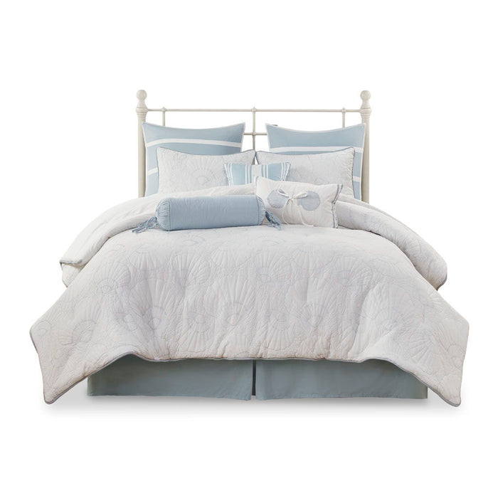 Crystal Beach - Comforter Set - White - Simple Home Plus