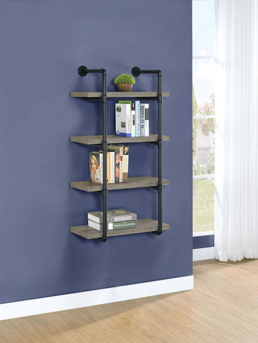 Elmcrest - 4-Shelf Wall Bookshelf - Simple Home Plus