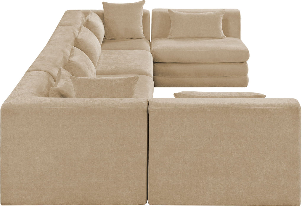 Stellar - 6 Piece Upholstered Modular Sectional - Simple Home Plus