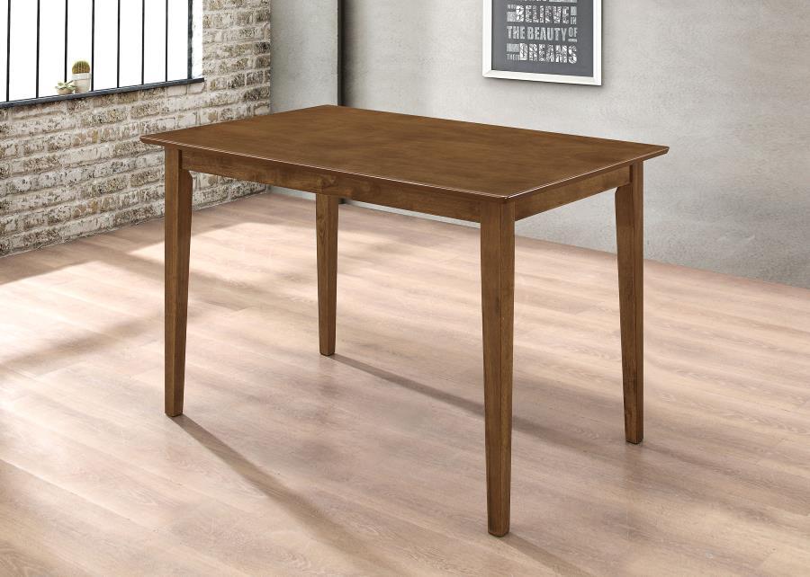 Robles - 5 Piece Rectangular Dining Table Set - Chestnut - Simple Home Plus