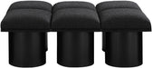 Pavilion - 6 Piece Modular Bench With Black Base - Simple Home Plus
