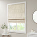 Como - 35" Printed Room Darkening Cordless Roman Shade - Ivory - Simple Home Plus