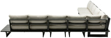 Maldives - 7 Piece Water Resistant Outdoor Patio Modular Sectional With Gray Base - Simple Home Plus