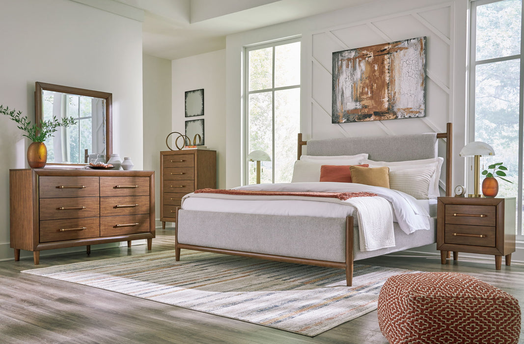 Lyncott - Upholstered Bedroom Set - Simple Home Plus