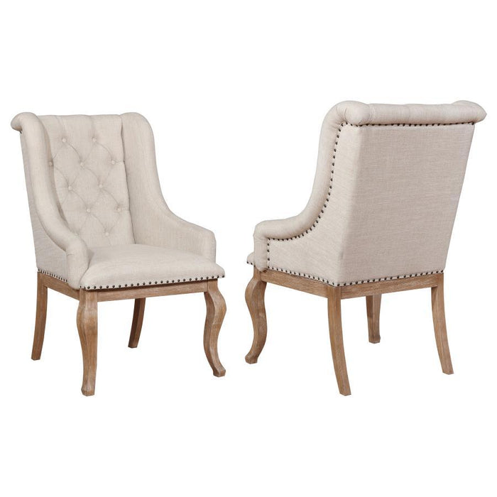 Brockway - Upholstered Arm Chair (Set of 2) - Simple Home Plus