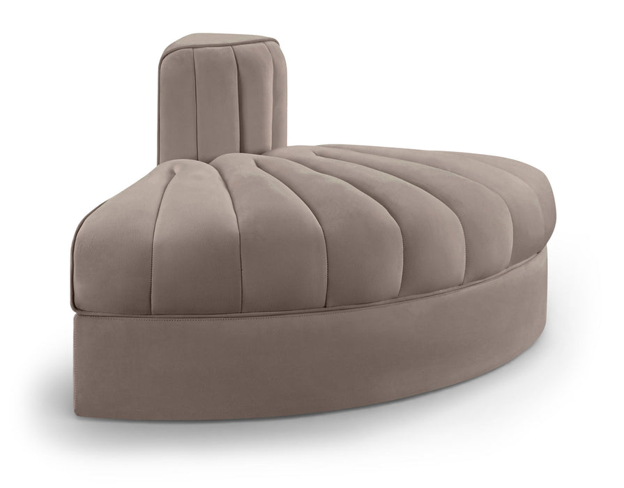 Rummi - Velvet Performance Fabric Upholstered Modular Chair - Simple Home Plus