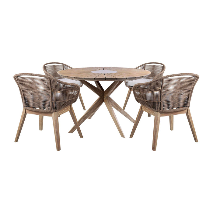 Oasis Tutti Frutti - Outdoor Patio Round Dining Set - Simple Home Plus