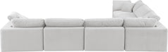 Comfy - 6 Piece Velvet Modular Corner Sectional - Simple Home Plus