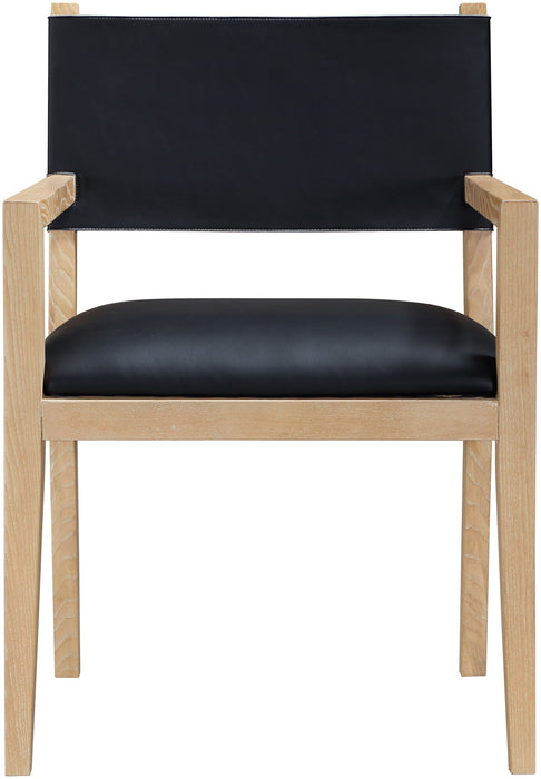 Avon - Vegan Leather Dining Arm Chair - Simple Home Plus