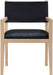 Avon - Vegan Leather Dining Arm Chair - Simple Home Plus