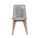 Oasis And Island - Outdoor 5 Piece Light Eucalyptus And Concrete Dining Set - Simple Home Plus