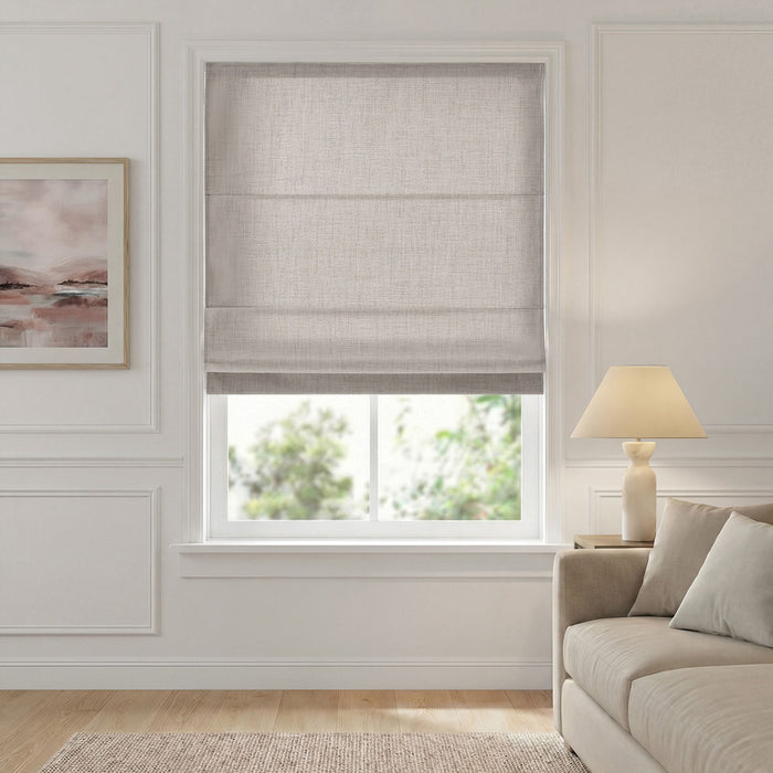 Mira - 27''x64" Cordless Roman Shade - Gray