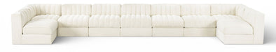 Rummi - Armless Velvet Performance Fabric Upholstered 9 Piece Modular Sectional - Simple Home Plus