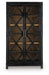 Christop - Accent Cabinet - Black / Brown - Simple Home Plus